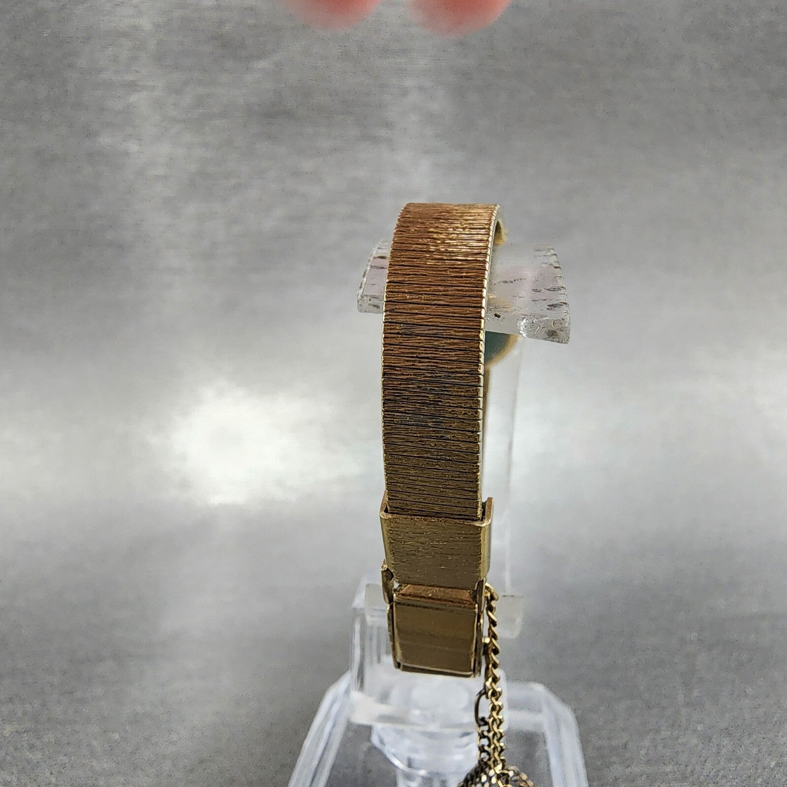 Seiko Watch Women 15mm Champange Dial Gold Plated Oval 117020 Manual Wind Runs7