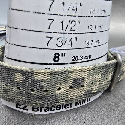 Bertucci A-2R watch 40mm White Dial Black Tone Round Camo Band New Battery10