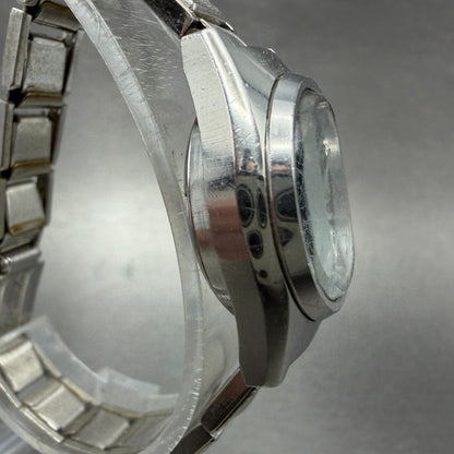 Seiko Automatic Watch Women 25mm Green Dial Silver Tone Daydate 2206-0610 Runs3