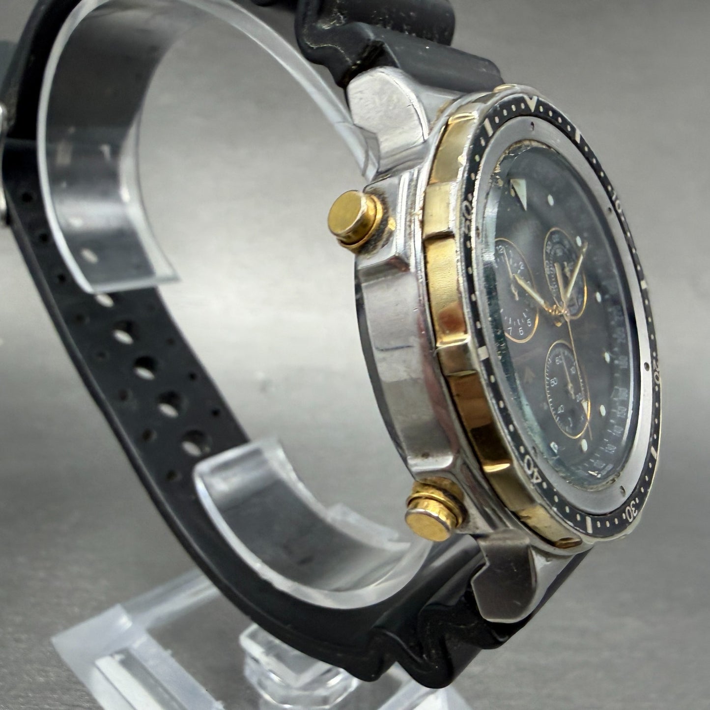 Citizen Promaster Chrono Watch Men 40mm Black Dial Steel 3560-351801 PARTS4