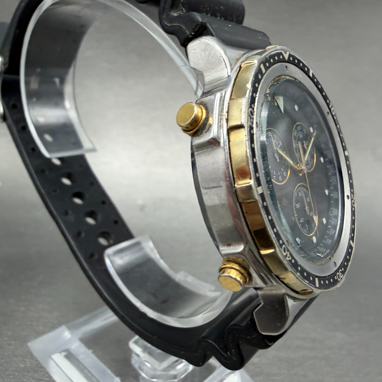 Citizen Promaster Chrono Watch Men 40mm Black Dial Steel 3560-351801 PARTS4