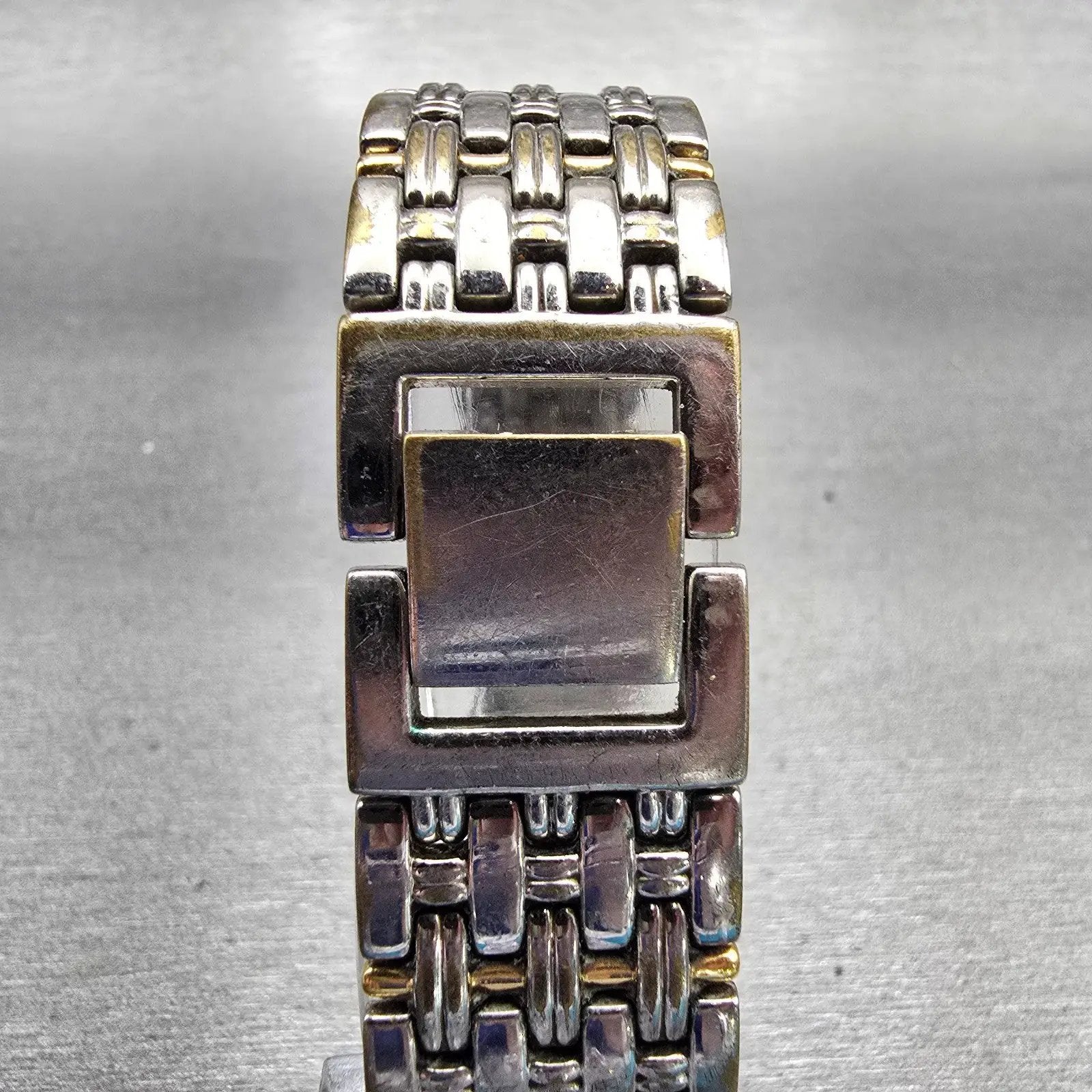 Seiko Watch Women 19mm White Dial Silver Tone Rectangle 1N01-5010 New Battery7