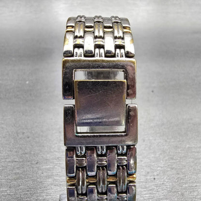 Seiko Watch Women 19mm White Dial Silver Tone Rectangle 1N01-5010 New Battery7