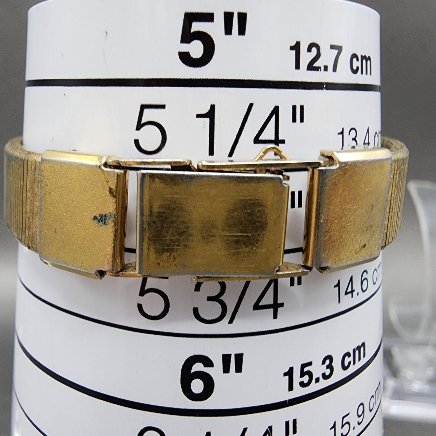 Seiko Tank Watch Women 12mm Gold Dial Gold Tone Rectangle 2E205409 New Battery9