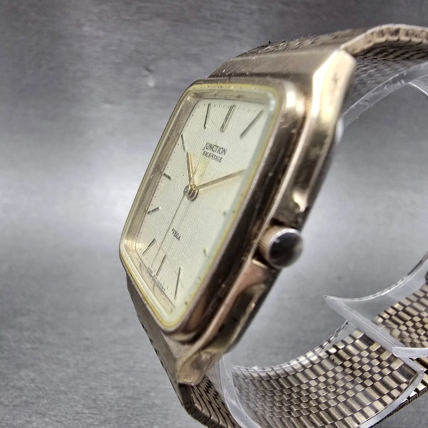 Citizen Vega Junction Watch Men 29mm Silver Dial Gold Tone 6A31-L02451 PARTS VTG3