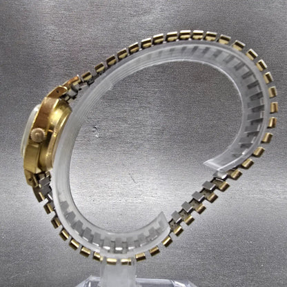 Bulova Accutron Watch Women 23mm Gold Dial 10K Gold Plated Rectangle New Battery6