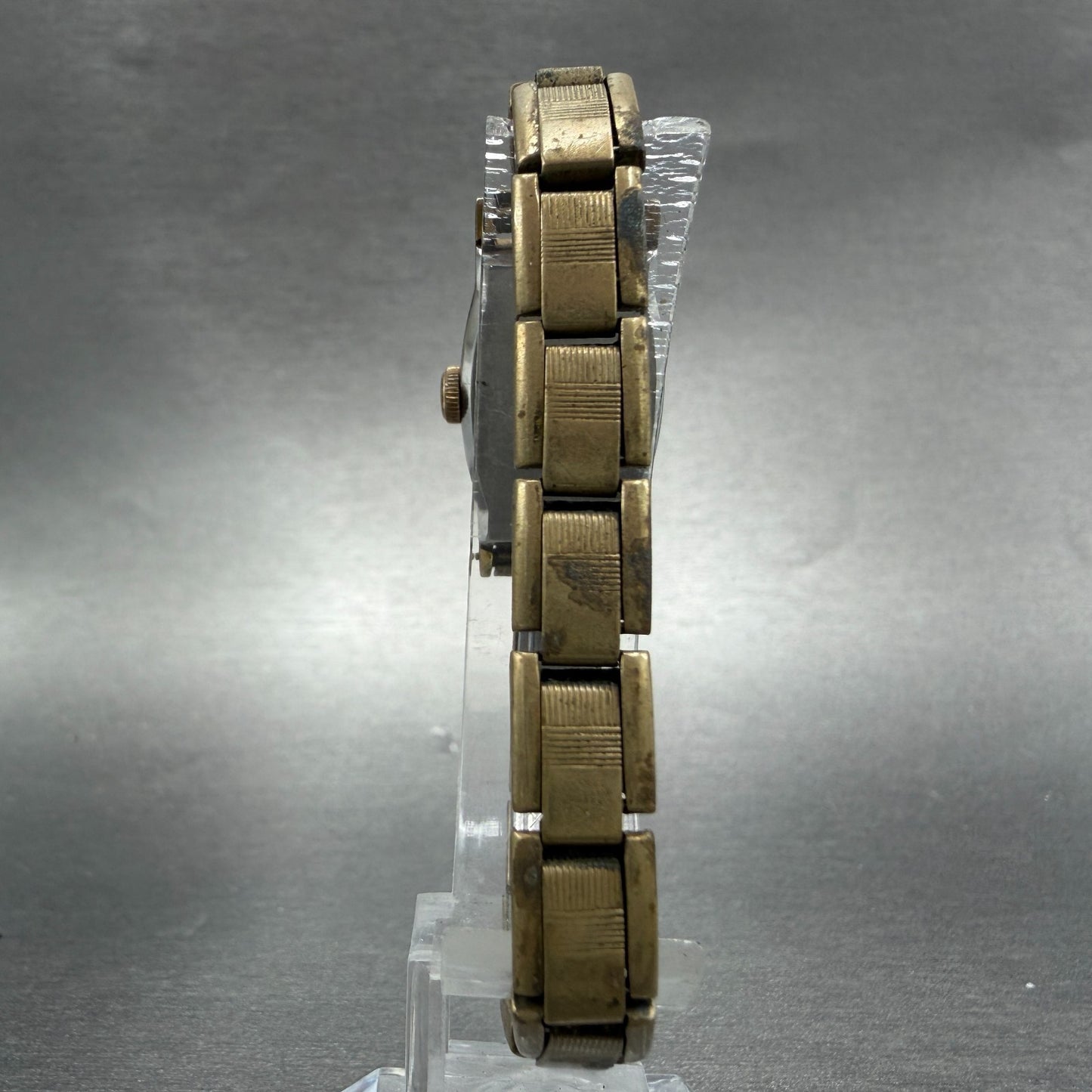 Citizen Honey Watch Women 17mm Cream Dial Gold Tone Rectangle Manual Wind Runs7