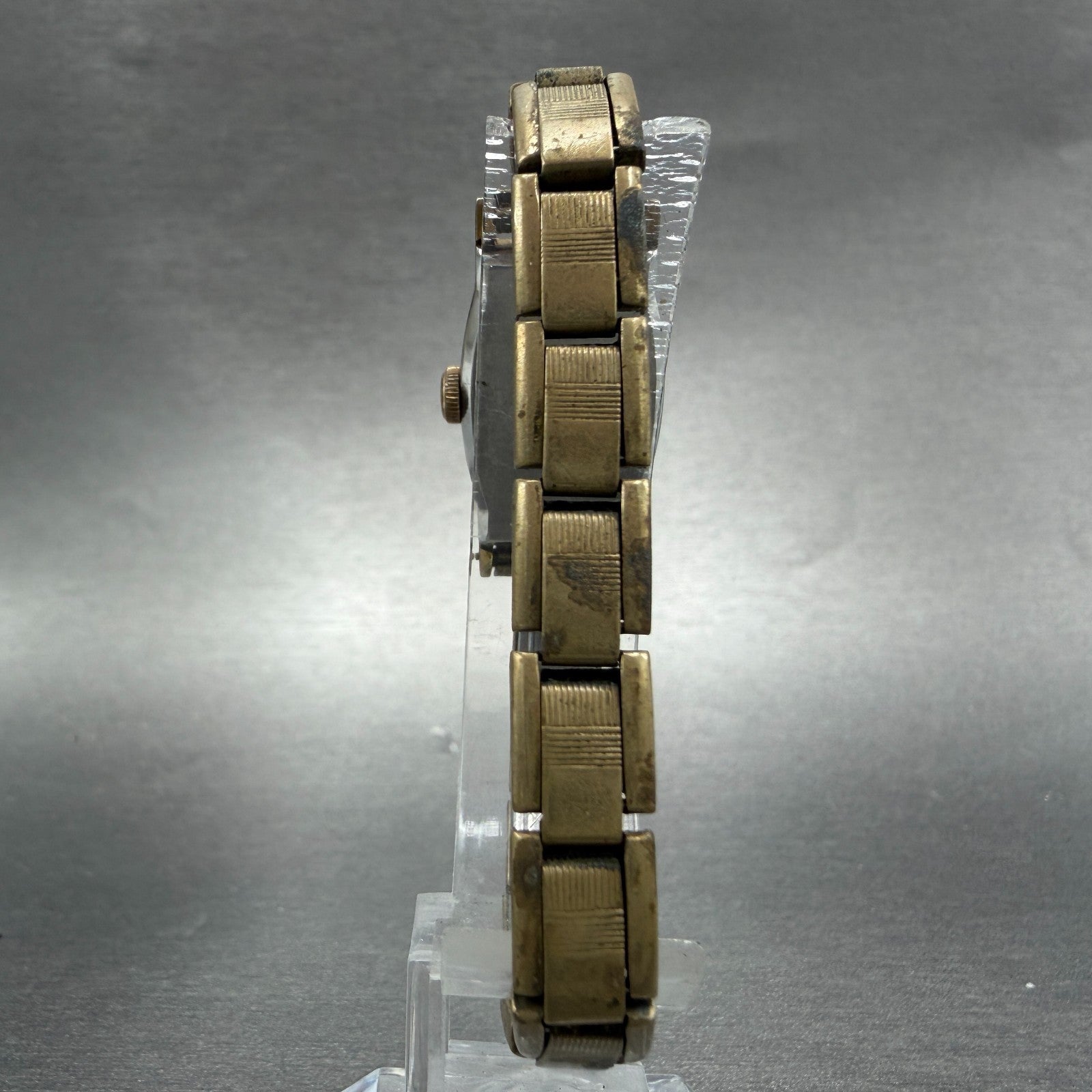 Citizen Honey Watch Women 17mm Cream Dial Gold Tone Rectangle Manual Wind Runs7