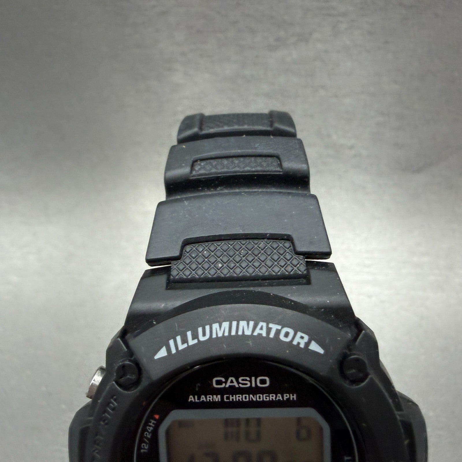 Casio Illuminator W-219H Watch Men 47mm Black Alarm Chrono Digital  New Battery4