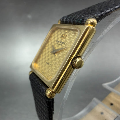 Raymond Weil Tank Watch Women 17mm Gold Dial Gold Plated Rectangle 5732 PARTS3