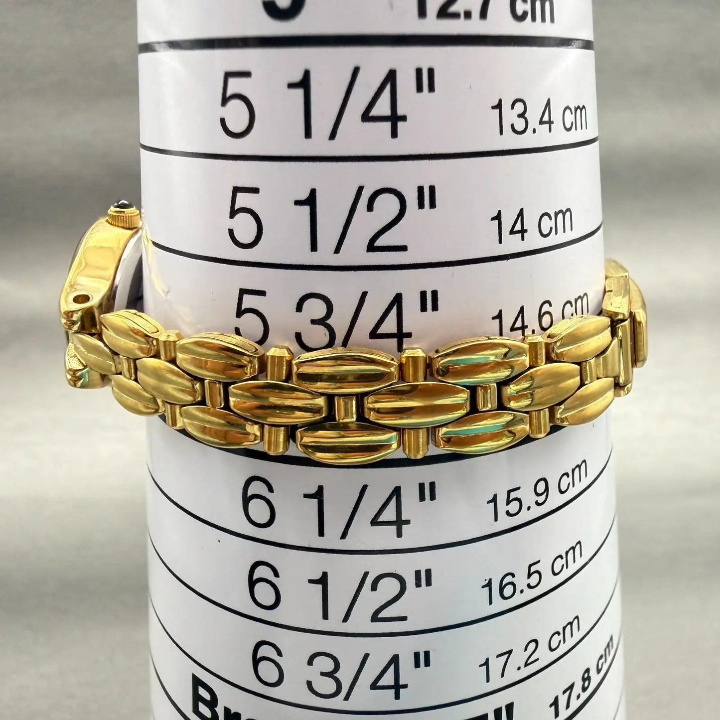 Citizen CQ Watch Women 18mm Black Dial Gold Tone Round 3220-S61698 New Battery9