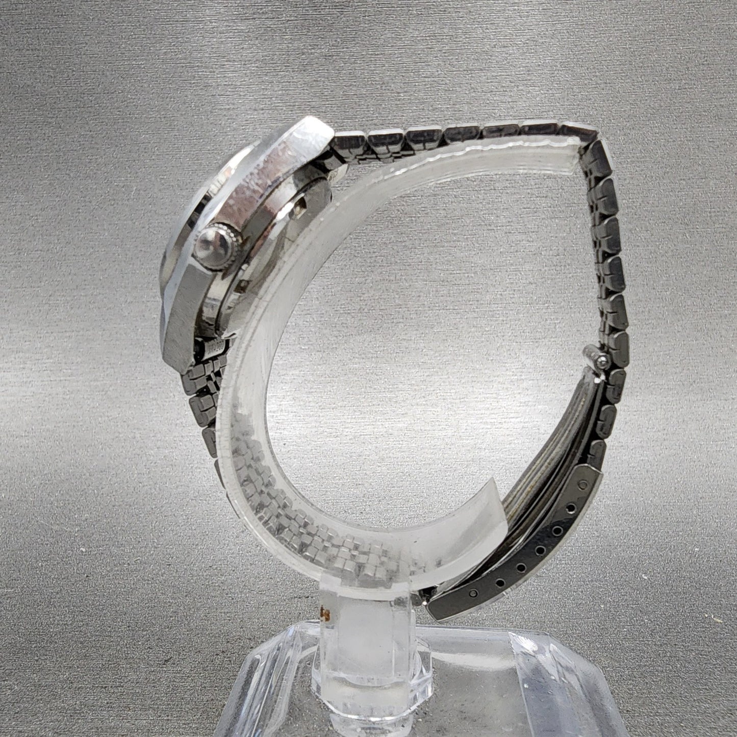 Seiko Automatic Watch Women 26mm Pink Dial Silver Tone Daydate 27060340 PARTS7