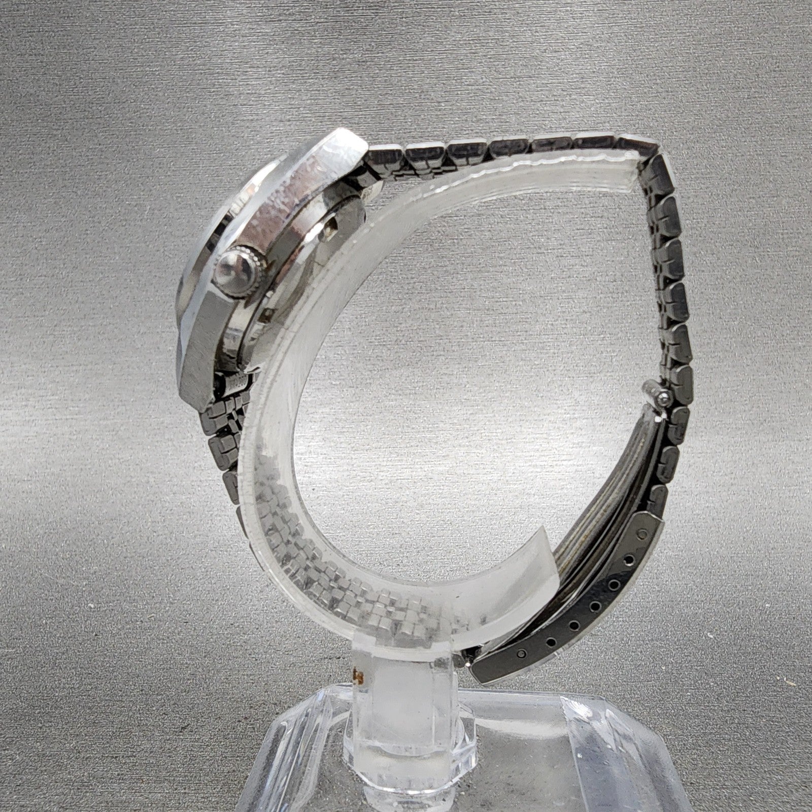 Seiko Automatic Watch Women 26mm Pink Dial Silver Tone Daydate 27060340 PARTS7