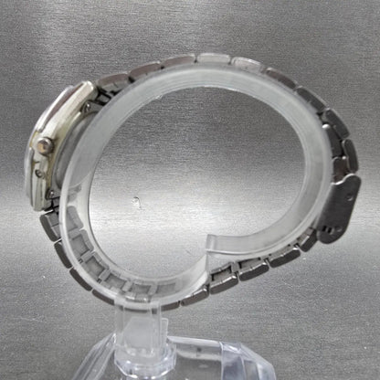 Casio Waveceptor Watch Women 28mm White Dial Silver Tone Date LWQ-10 Works JP6