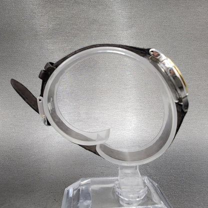 Seiko Watch Women 24mm Champagne Dial Two Tone Round 7n016881 New Battery8