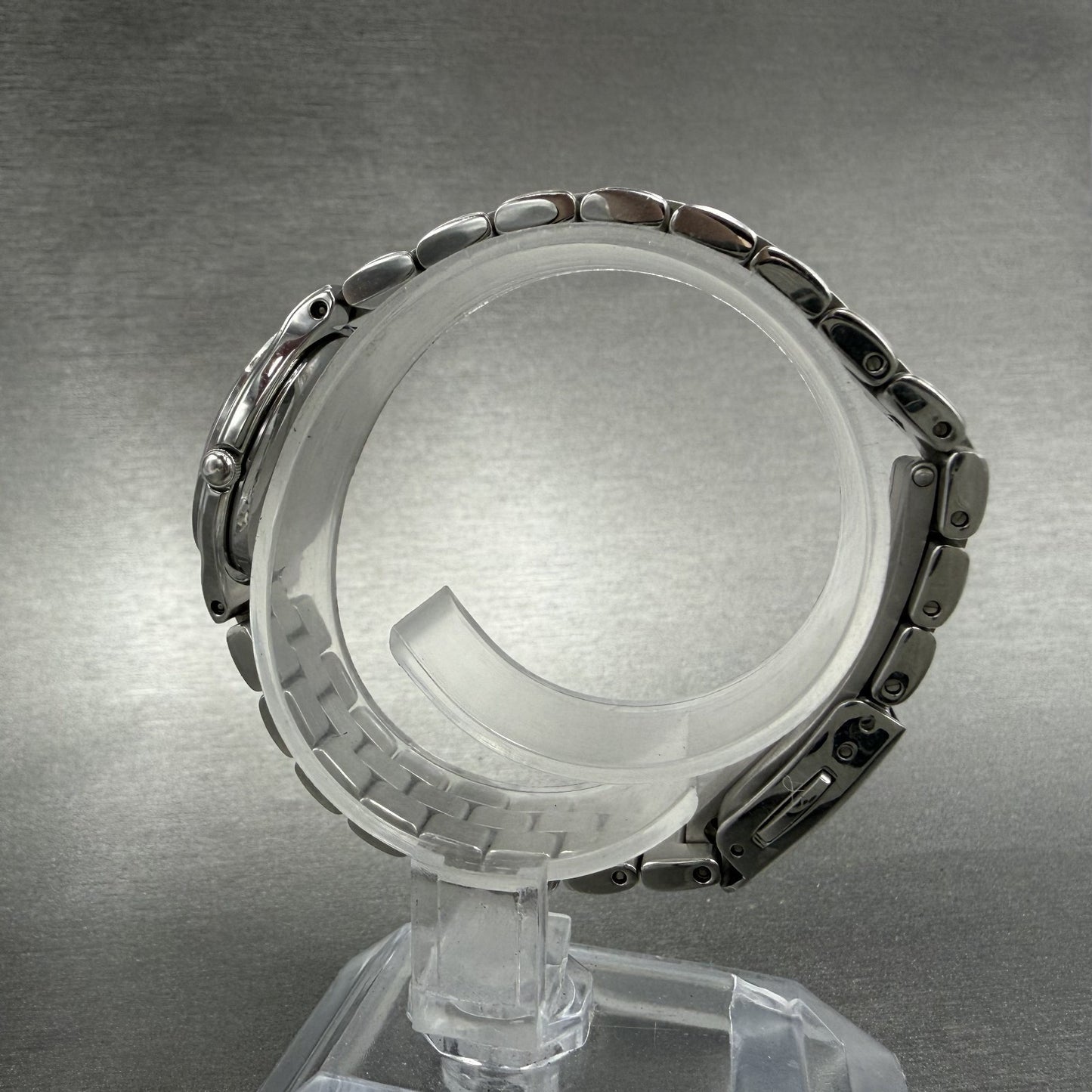 Seiko Exceline Watch Women 24mm White Dial Silver Tone 4J41-0A50 New Battery6
