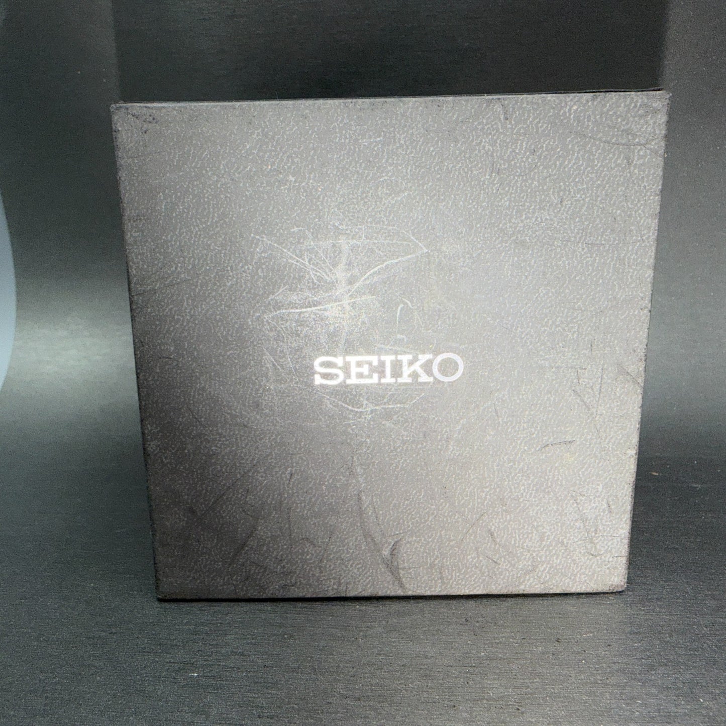Seiko Presentation Watch Box Case Gray Cardboard Square JDM1