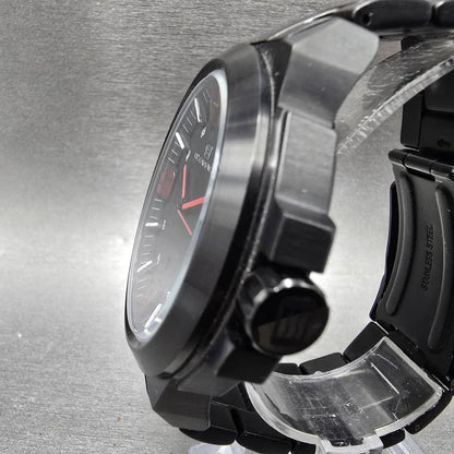 Oceanaut Armada Watch Men 49mm Black Dial Black Red Round OC7312 New Battery2