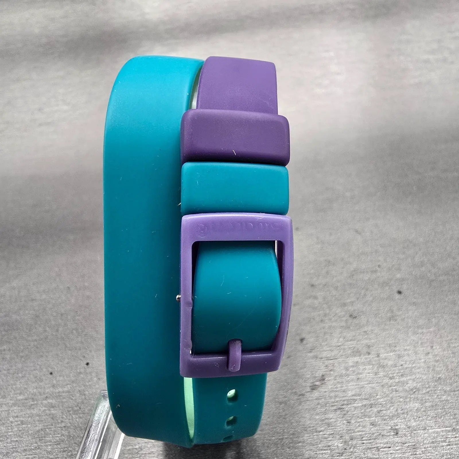 Swatch Fun In Blue Watch Women Green Dial Purple Case Round LV117 New Battery7