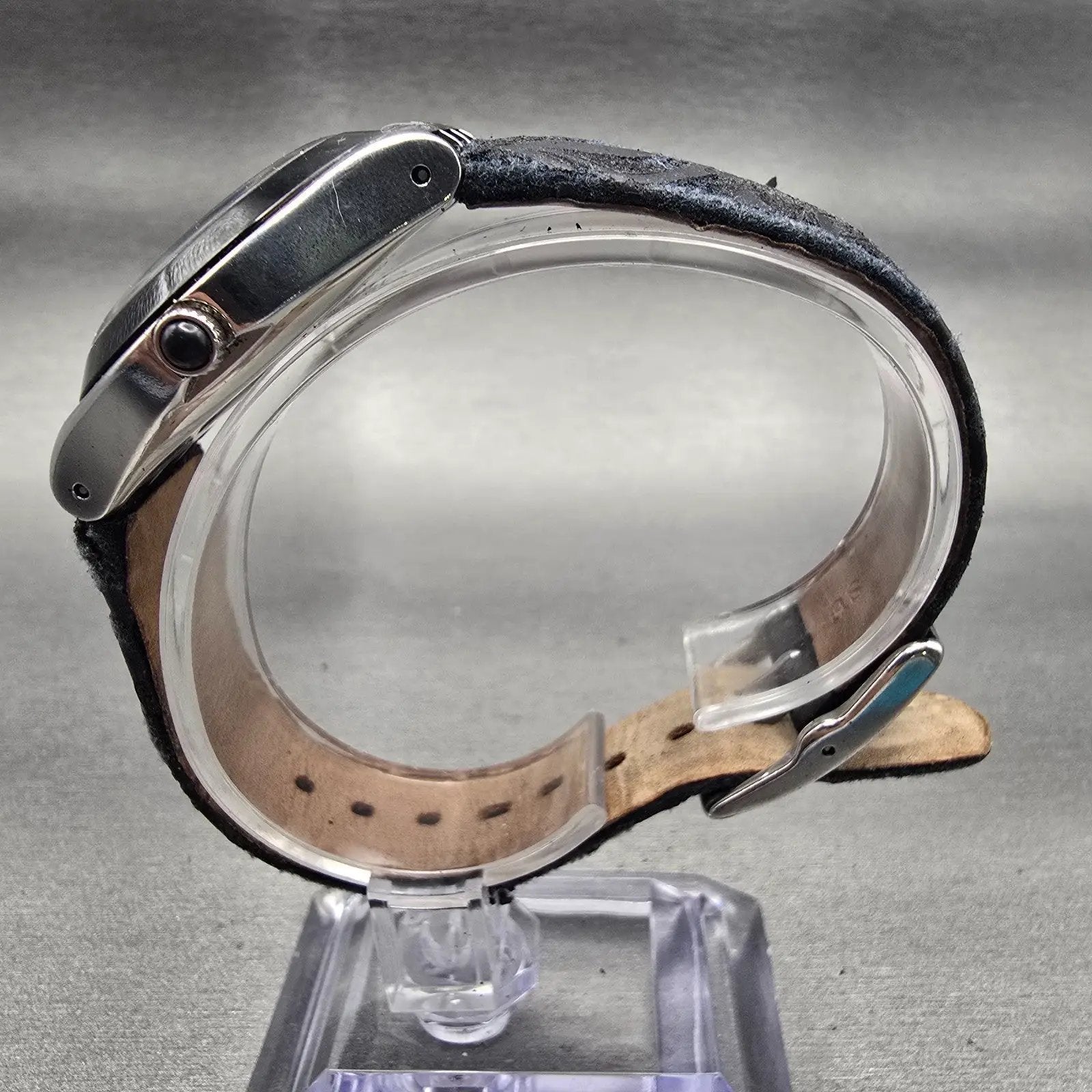 Swatch Irony BLACK FLOWER Watch Women Silver Dial Silver Tone YLS146 New Battery6