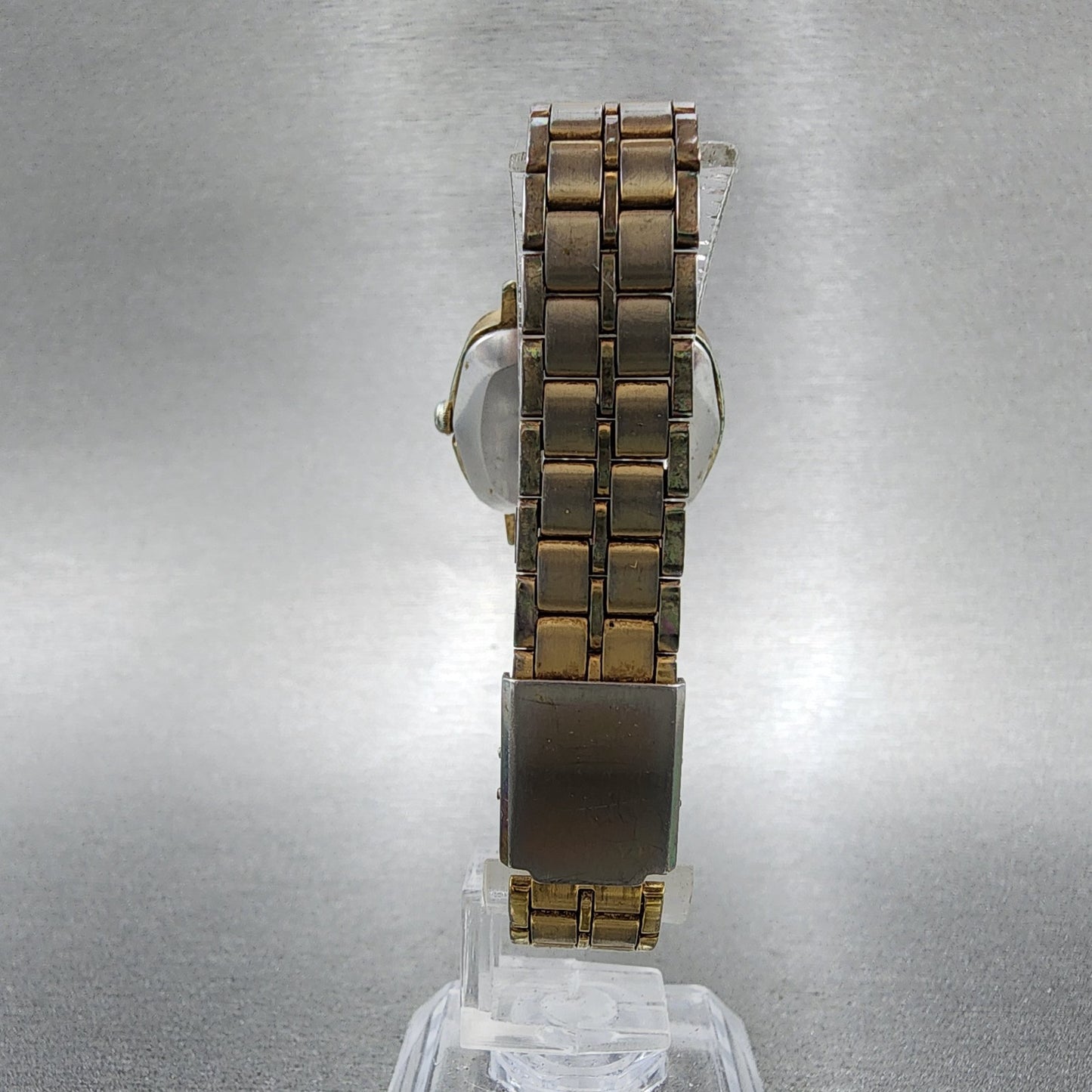 Seiko Watch Women 27mm Silver Dial Gold Tone Round 47205120 New Battery7