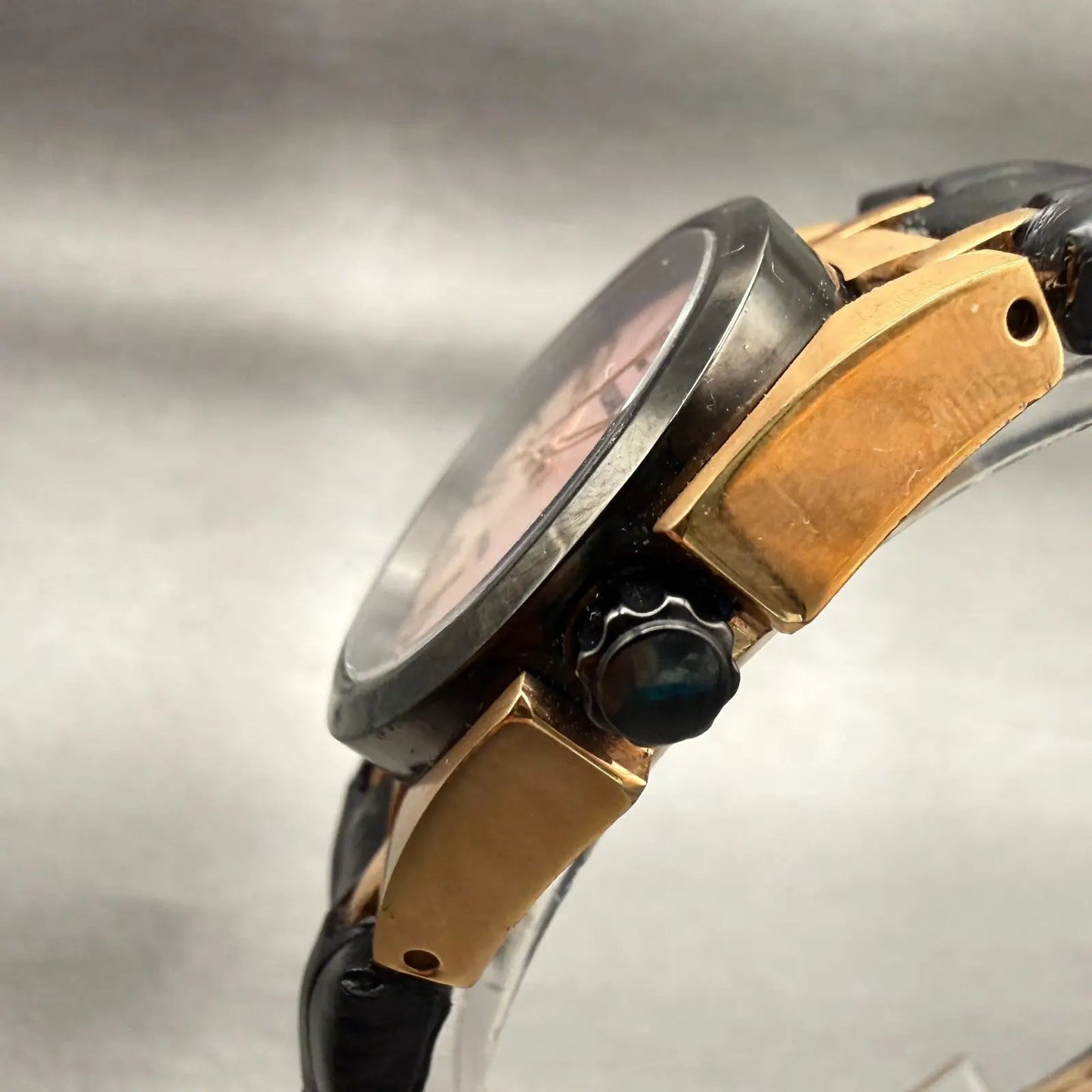 Seiko Pulsar Watch Women 29mm MOP Dial Two Tone Date Round VX32-X392 New Battery2