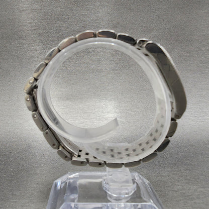Longines Dolce Vita tank Watch Women 20mm White Dial Steel Rectangle New Battery8