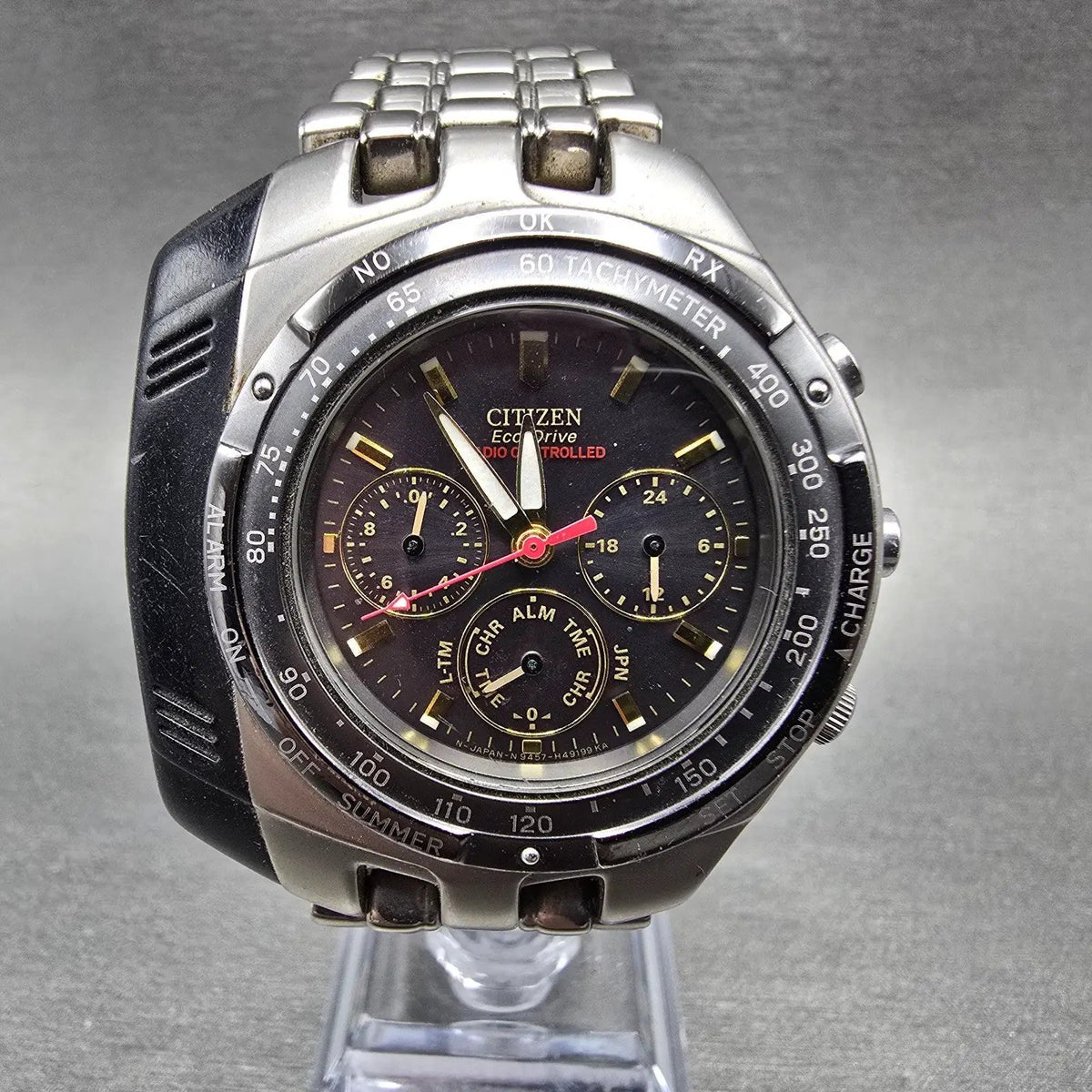 Citizen Space Master Watch Men 42mm Black Dial Titanium Eco-Drive Chronograph0