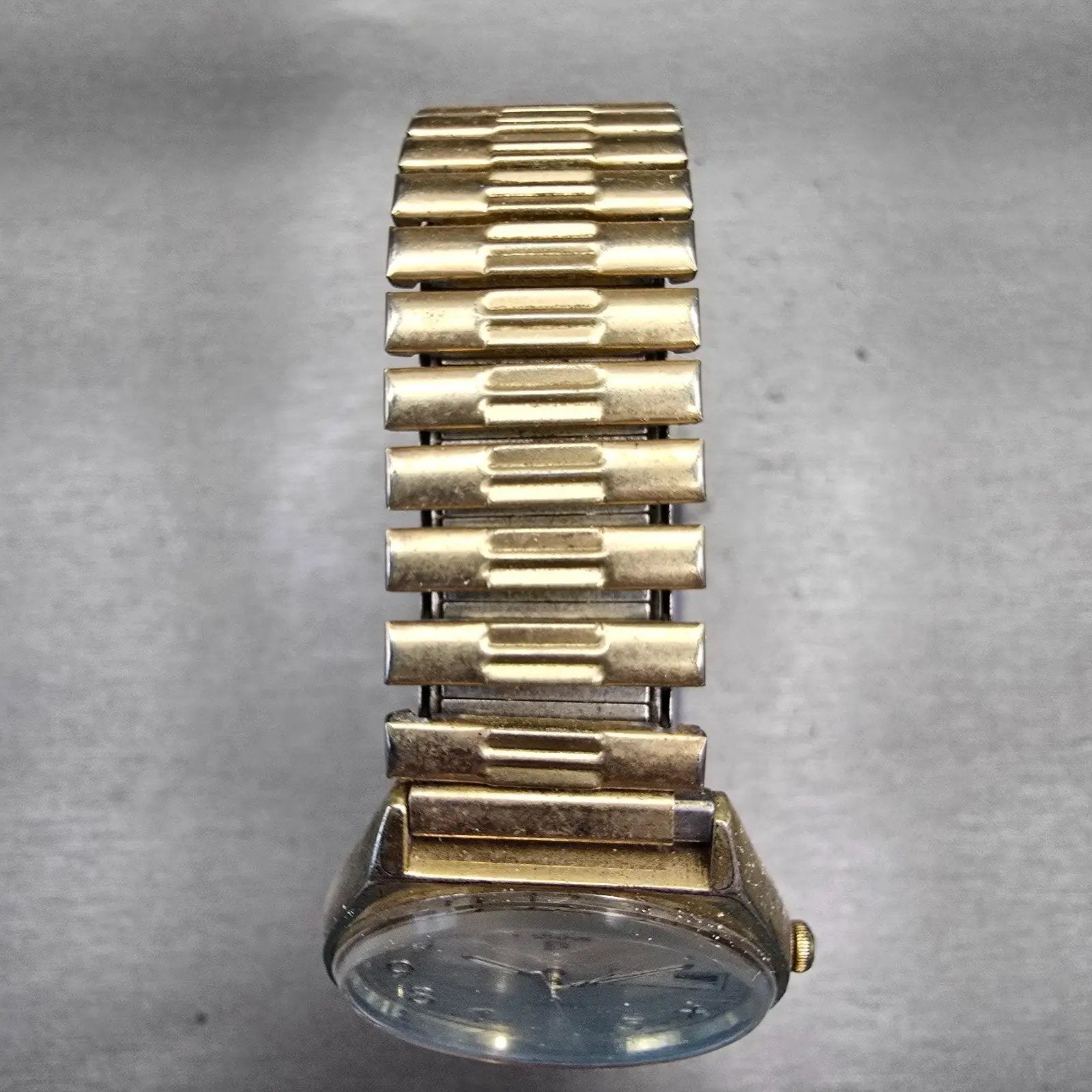 Seiko Pulsar Watch Men 34mm Champagne Dial Gold Tone Daydate Y148-8009 New Batt4