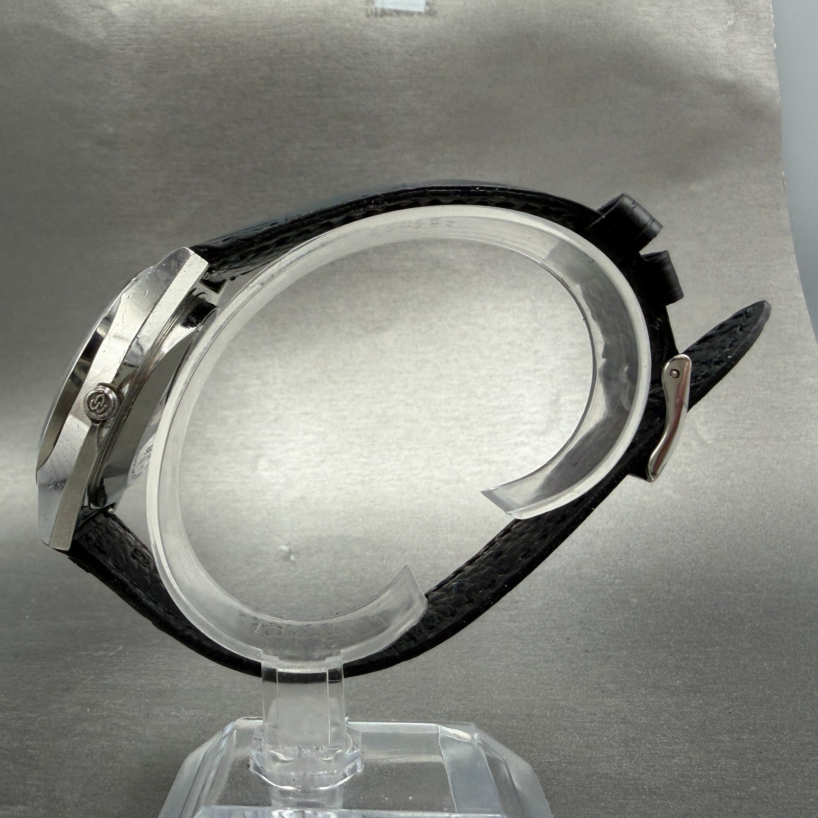Seiko Grand Quartz Watch Men 38mm Silver Dial Silver Tone Round 4840-8041 NewBat7
