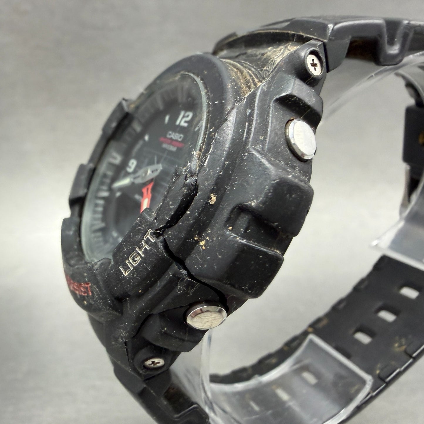 Casio G-Shock G-100Watch Men 48mm Analog Digital Black Tone Round READ!!! NewBat2