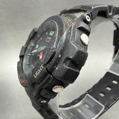Casio G-Shock G-100Watch Men 48mm Analog Digital Black Tone Round READ!!! NewBat2