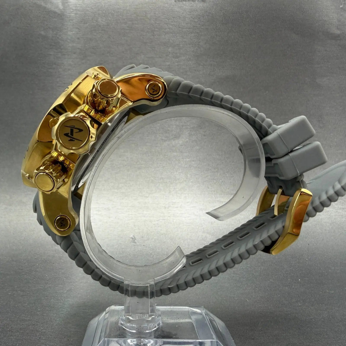 Invicta Venom Chronograph Watch Men 53mm Gold Dial Gold Tone Date 90148 New Batt6
