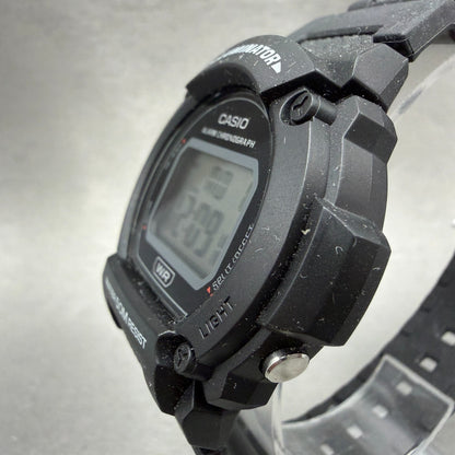 Casio Illuminator W-219H Watch Men 47mm Black Alarm Chrono Digital  New Battery2