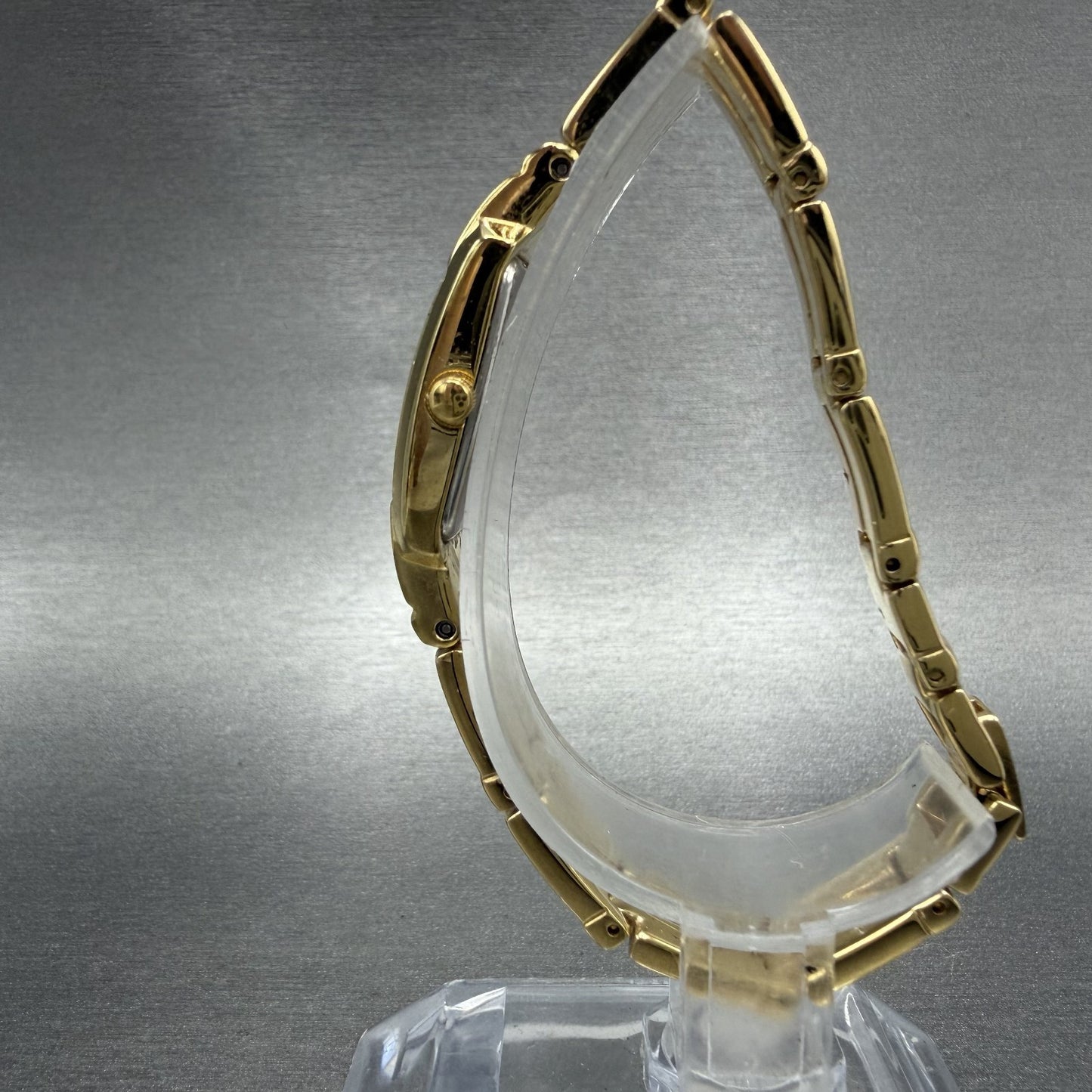 Citizen Tank Watch Women 14mm Champagne Dial Gold Tone 5421K17497 New Battery6