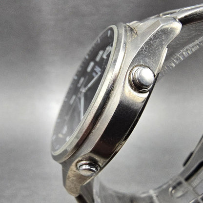 Casio Lineage Watch Men 40mm Black Dial Titanium Analog Digital Solar Runs JDm2