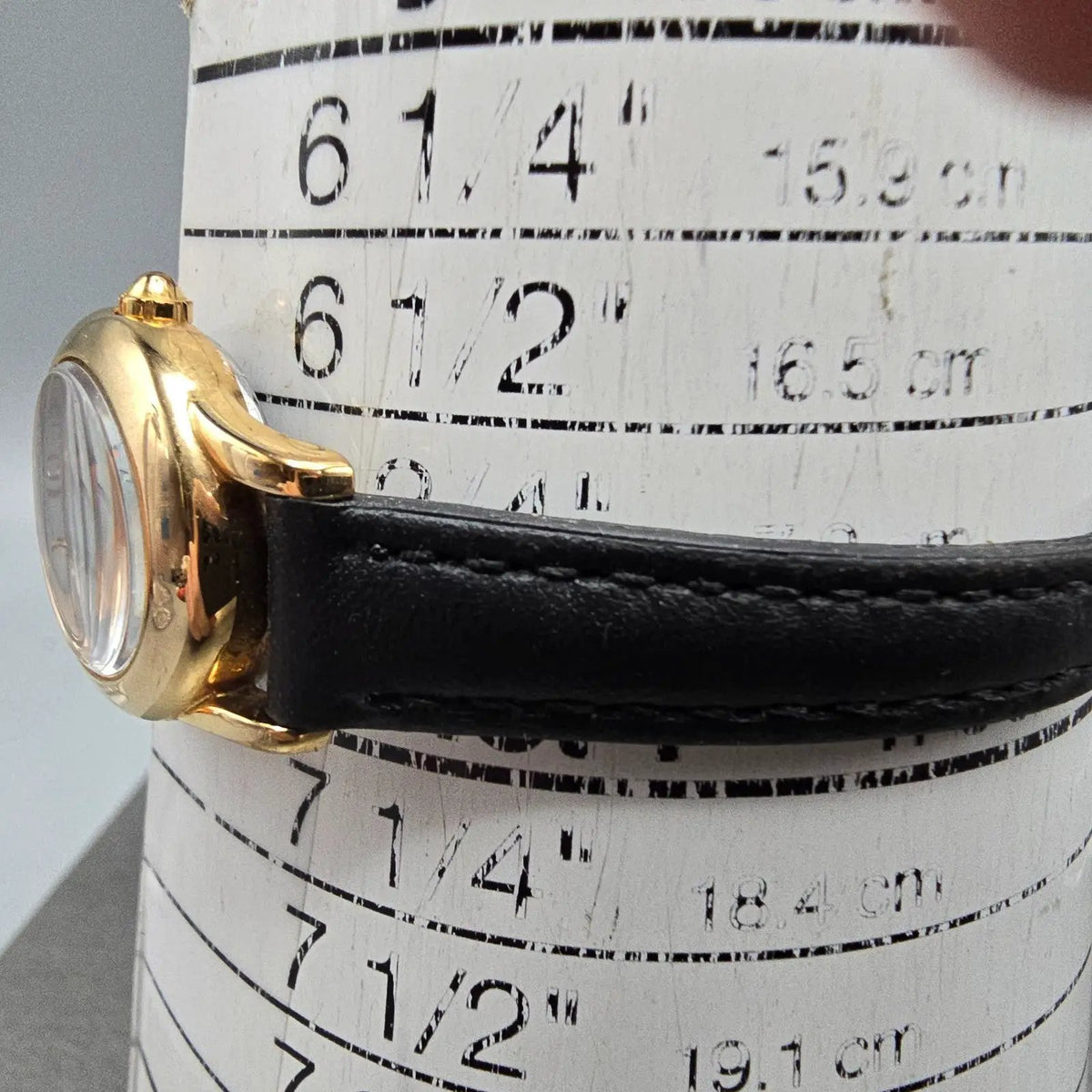 Seiko Lukia Solar Watch Women 20mm White Dial Rose Gold Oval V117-0CR0 Runs10