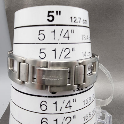 Swatch Watch Women 25mm Silver Dial Clear Case Round New Battery VTG10