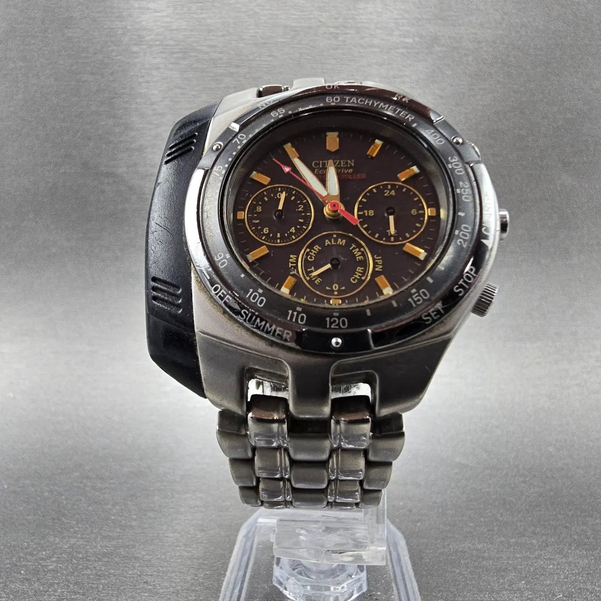 Citizen Space Master Watch Men 42mm Black Dial Titanium Eco-Drive Chronograph5