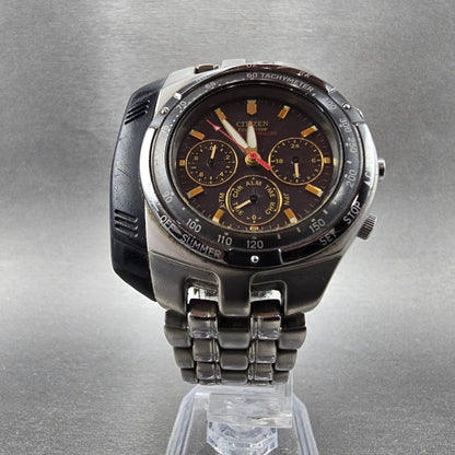 Citizen Space Master Watch Men 42mm Black Dial Titanium Eco-Drive Chronograph5