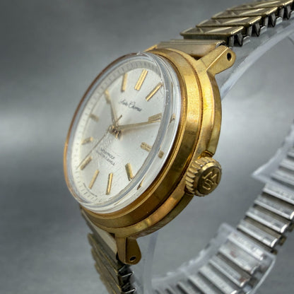 Seiko Chorus Watch Women 29mm Silver Dial Gold Tone Manual 2104-0080 Runs VTG2