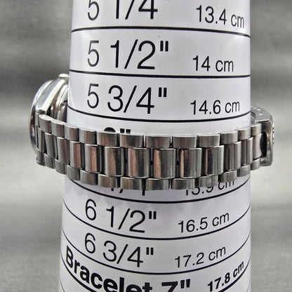 Seiko SQ Watch Women 24mm Silver Dial Silver Tone Daydate 3423-0099 New Battery9