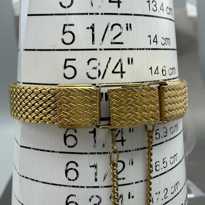 Seiko Exceline Watch Women 18mm Champagne Dial Gold Tone 1221-5410 New Battery10