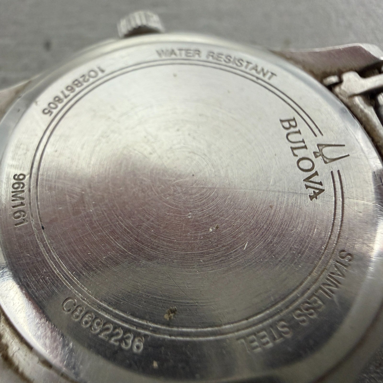 Bulova Dive Watch Women 30mm Black Dial Silver Tone Date 96M161 New Battery11