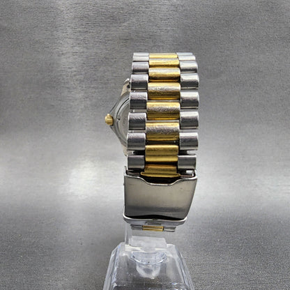 Tag Heuer Professional 200 Watch Men 37mm Gold Dial Two Tone Date Round New Batt7