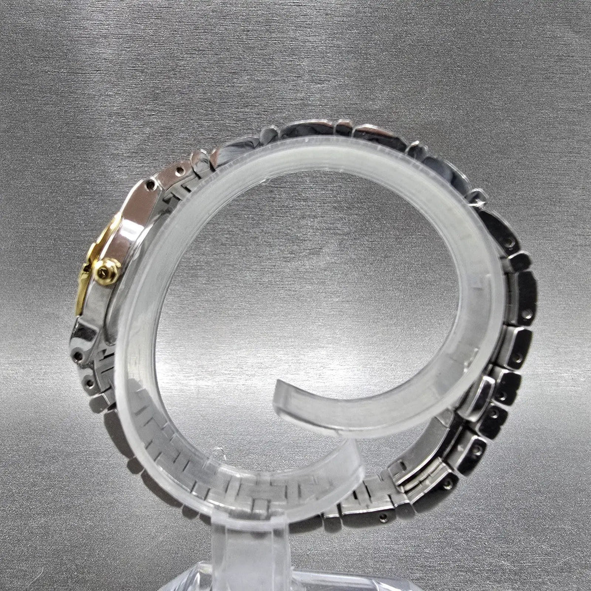 Citizen Eco-Drive Elektra Watch Women 24mm MOP Dial Two Tone Diamonds Round Runs6