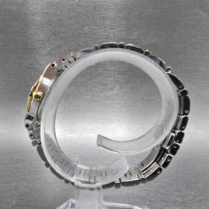 Citizen Eco-Drive Elektra Watch Women 24mm MOP Dial Two Tone Diamonds Round Runs6