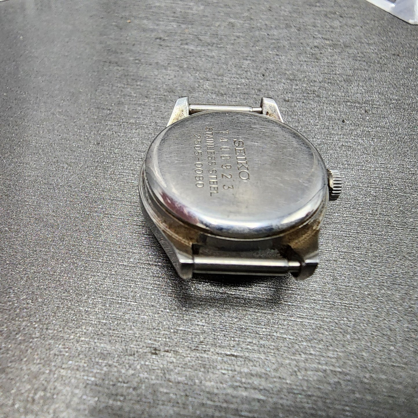 Seiko Seikomatic Lady Watch Women 22mm Silver Dial Steel Date Round Runs10