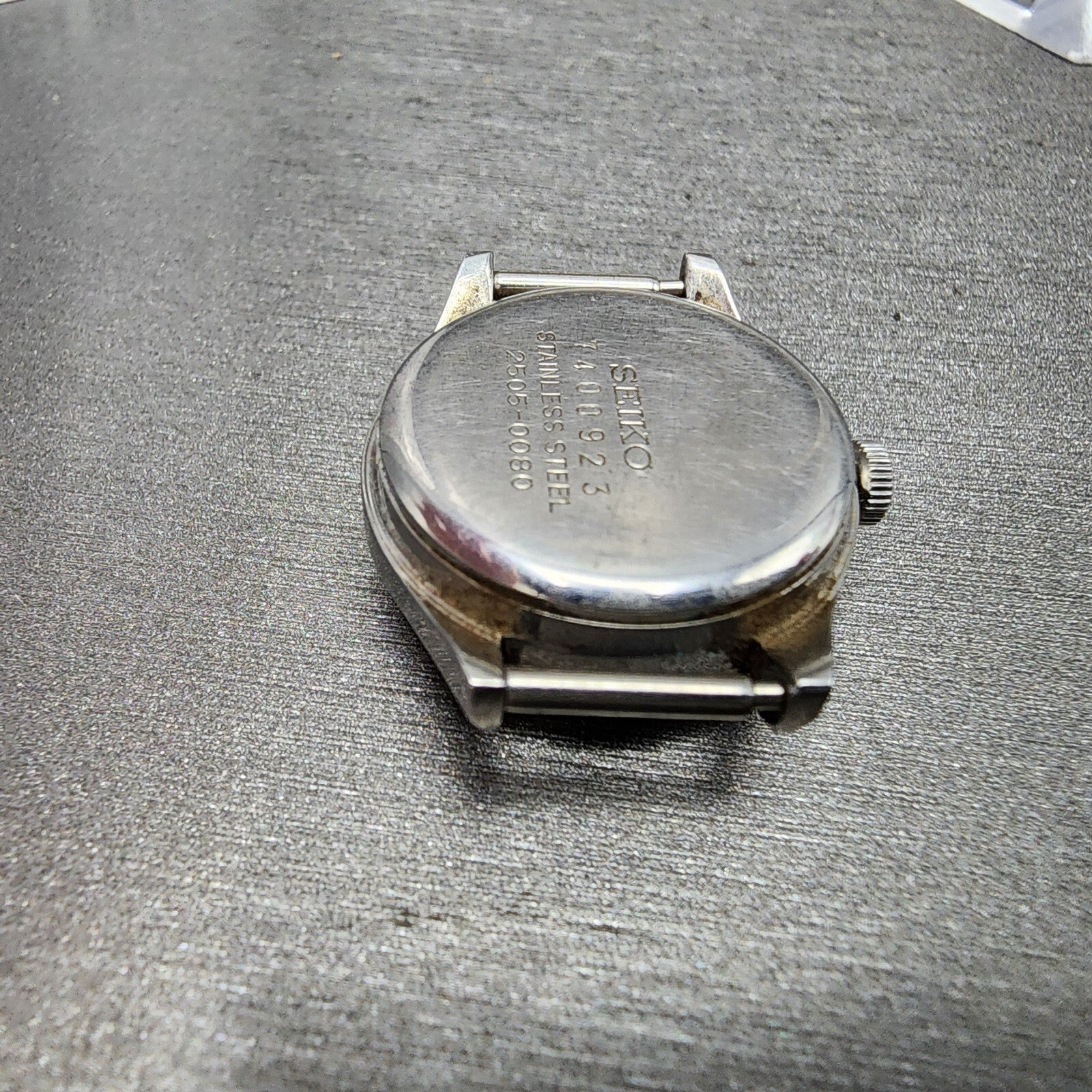 Seiko Seikomatic Lady Watch Women 22mm Silver Dial Steel Date Round Runs10