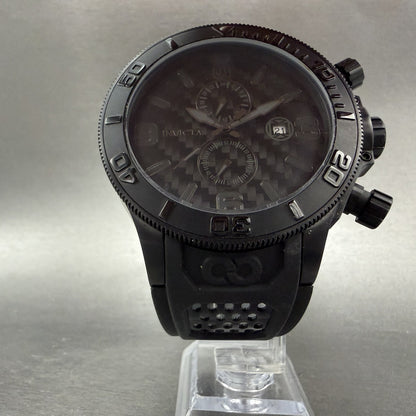 Invicta Jason Taylor Watch Men 54mm Black Dial Black Tone Date 33979 New Battery5